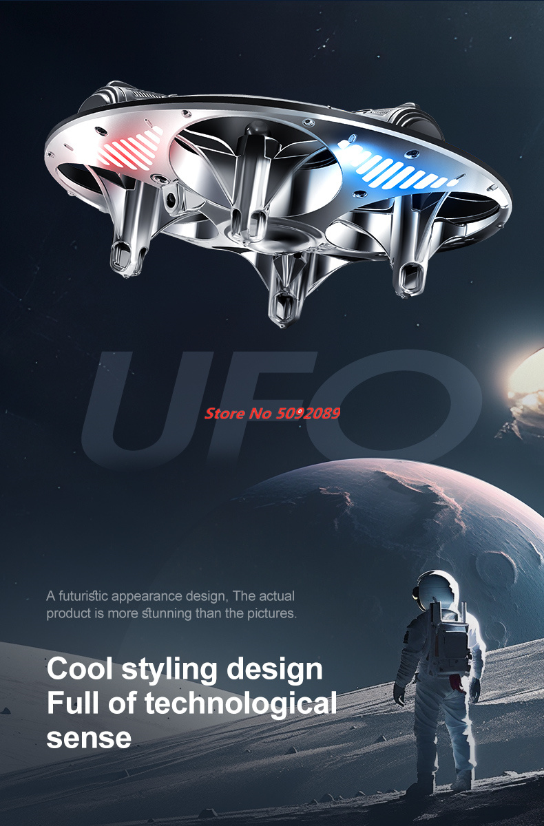 Drone Led Light - 스마트 어태튜드 홀드 호버 미니 원격