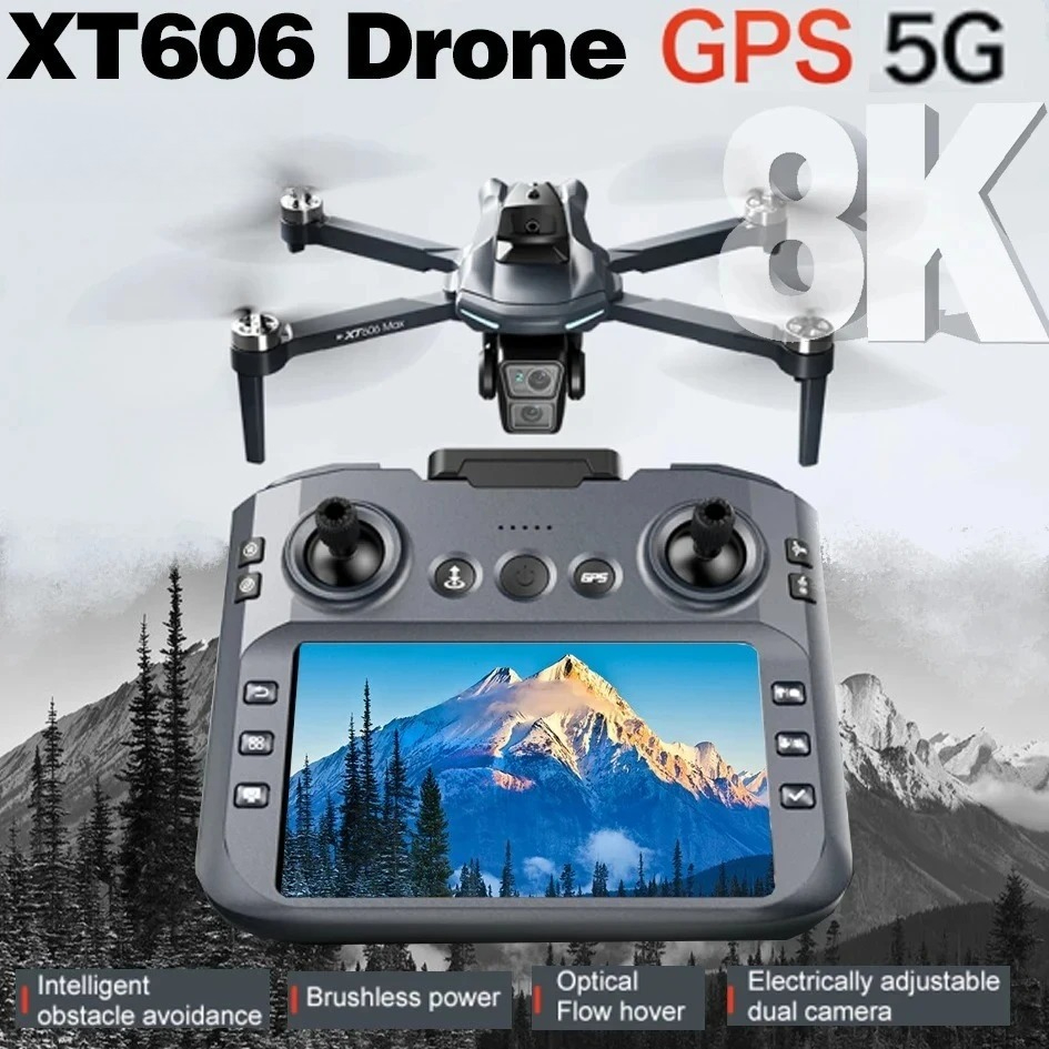 오리지널 XT606 드론 전문가용 8K HD 카메라 5 - Drone Gps Mount 리뷰 및 가격