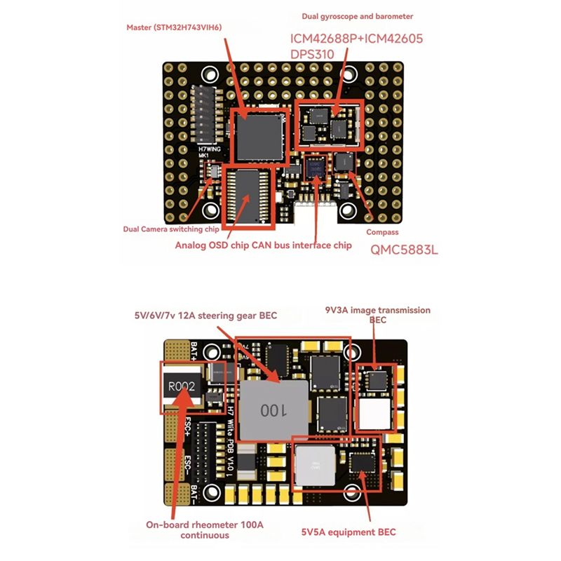 H7wlite MK1 H7 비행 컨트롤러 고정 날개 F - Drone Compass 리뷰 및 가격
