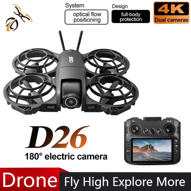 D26 드론 4K 항공 HD 180 °   카메라 드론 - Drone Gimbal 리뷰 및 가격